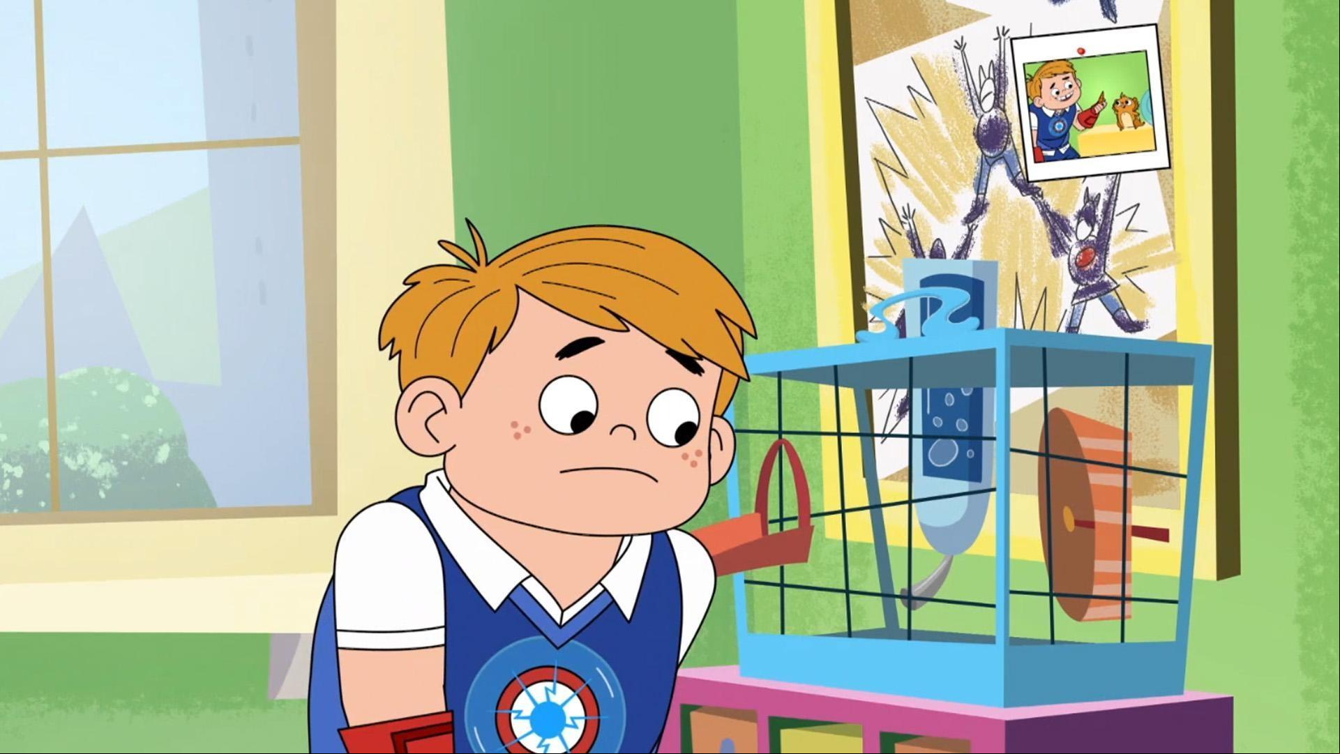Our heroes can't find their pet hamster, Fur Blur. Where could she be?